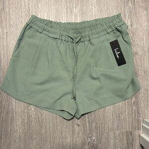 Lulus Sage Green Summer Dress Shorts